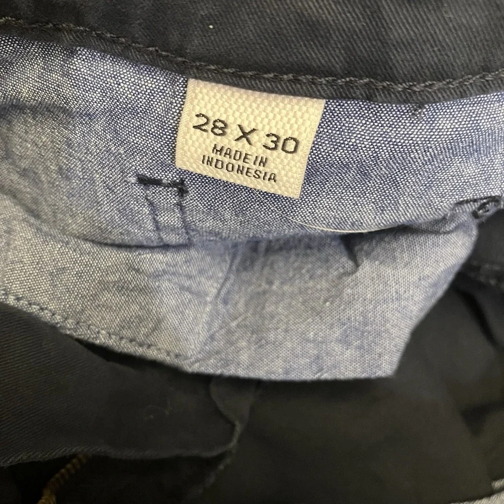 Flint and Tinder Pants Mens 28x30 Navy‎ Blue Straight Fit Stretch Chino 5-Pocket